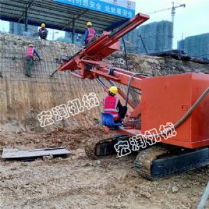 生產(chǎn)多功能液壓錨固鉆機，山體護坡鉆孔機